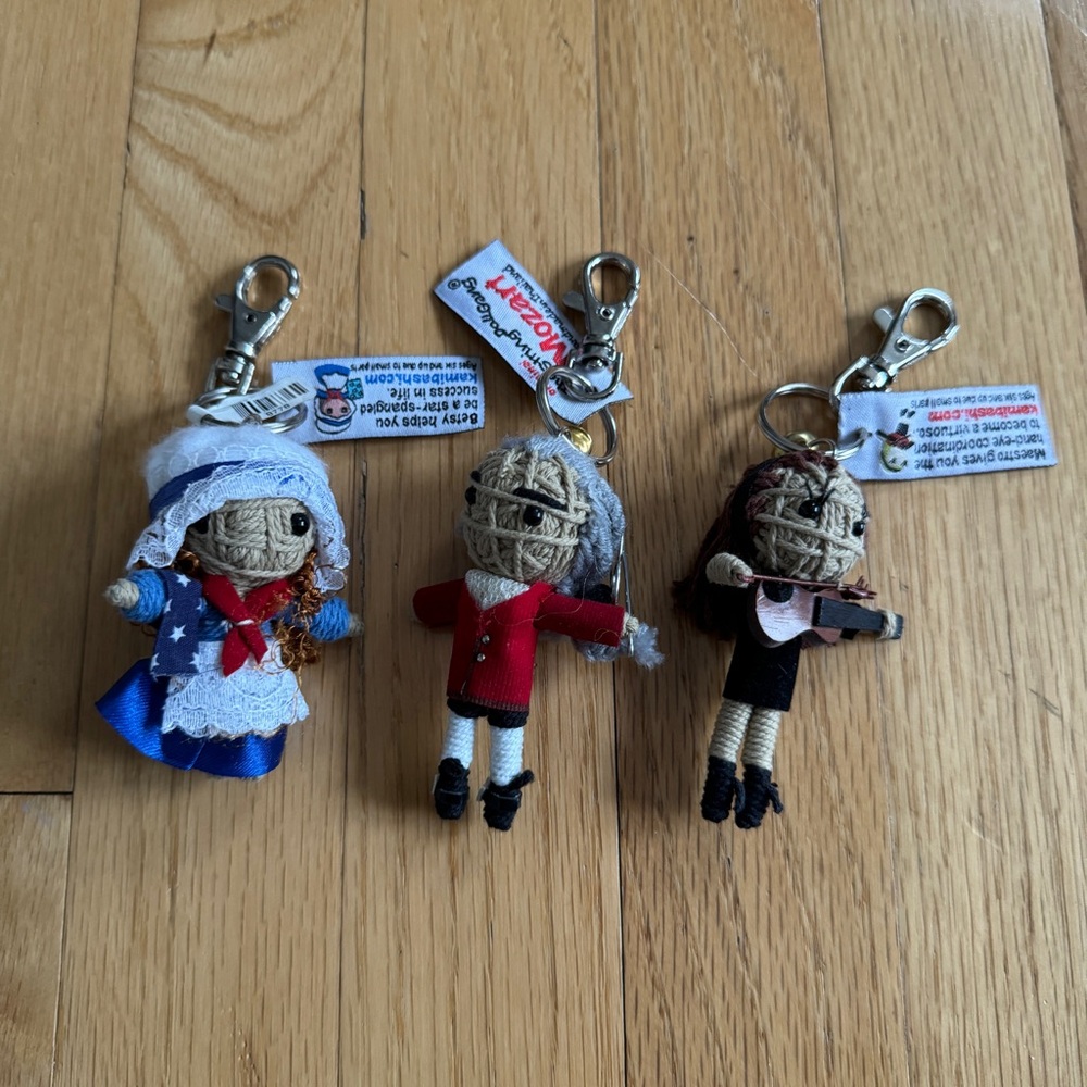 Kamibashi Original String Doll Gang Keychain Trio